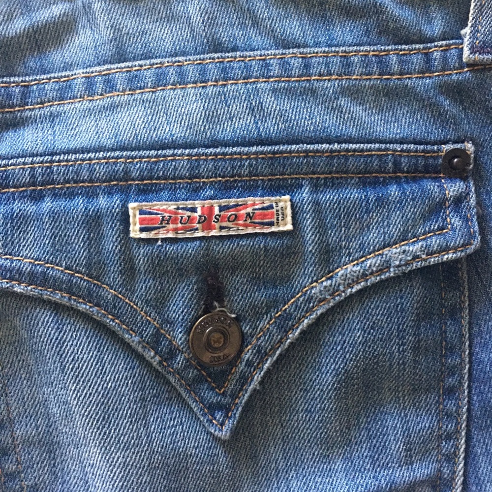 Hudson size 31 wide leg jeans